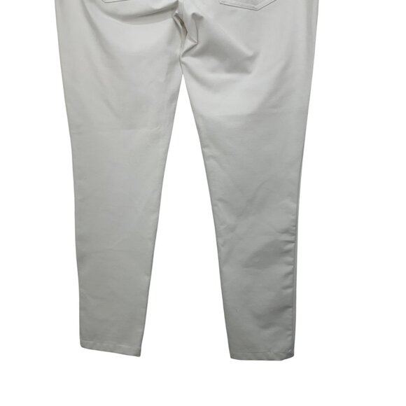 Karl Lagerfeld Paris Womens Slim Fit 3 Buttons High-Waisted White Pants Size 8 - Picture 9 of 12